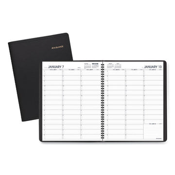 AT-A-GLANCE® Weekly Appointment Book, 11 X 8.25, Black Cover, 13-month (jan To Jan): 2022 To 2023 freeshipping - TVN Wholesale